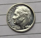 1964 Proof Cameo Roosevelt Silver Dime (D 5)