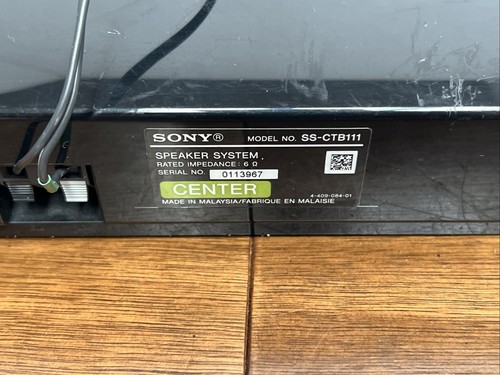 2 altavoces frontales de 2 vías Sony L/R SS-TSB112 y altavoz central SS-CTB111 - Imagen 7 de 7