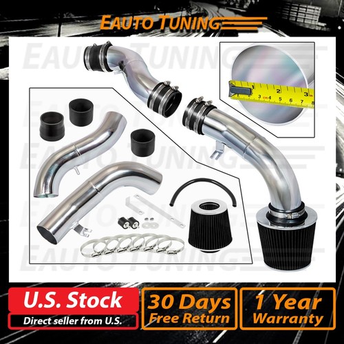 Cold Air Intake Kit + BLACK Filter For 03-07 Hyundai Tiburon GT/SE 2.7L V6 - Picture 2 of 9