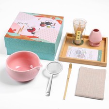 Ceremony Matcha Kit - Traditional Bamboo Matcha Whisk (Chasen) Scoop (Chashak...
