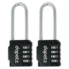 2 Pcs Heavy Duty Combination 4 Digit Padlock  Travel Luggage Gym Outdoor Lock