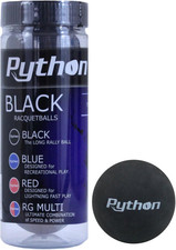 Python 3 Ball Can Black Racquetballs Long Rally Ball 