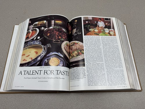 Vintage 1980 Bon Appetit Magazines Complete Set 12 Issues Book Bound MINT! - Picture 4 of 13