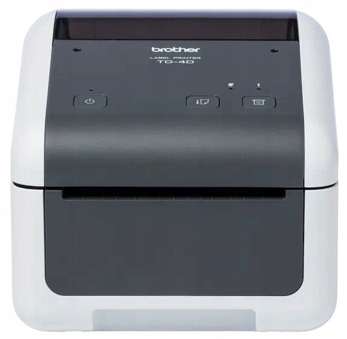 Termokurierska drukarka etykiet BROTHER TD4210D, uszkodzone opakowanie - Zdjęcie 3 z 11