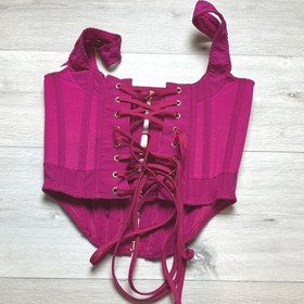 Agent Provocateur Corset Top Pink Size 2 New With Tags