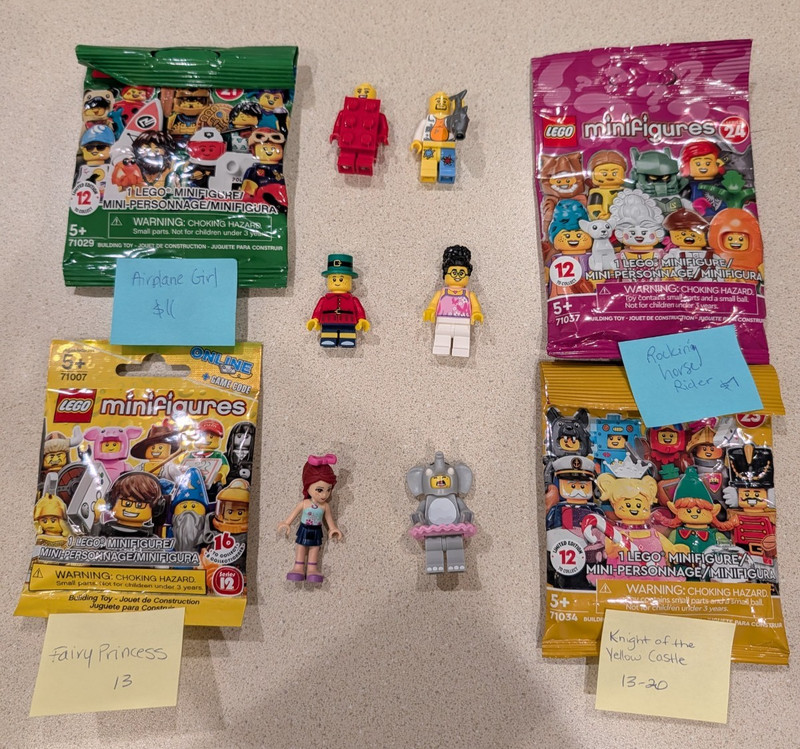 Lego Minifigures Lot of 10 -Mixed Season 16, 21, 23, 23 & MORE!