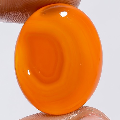 100% Natural Carnelian Oval Shape Cabochon Gemstone 28.5 Ct. 25X20X5 mm EE-51276