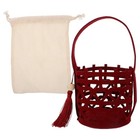  1 Set of Chinese Happiness Carved Handle Candy Box Classical Wedding Candy Box