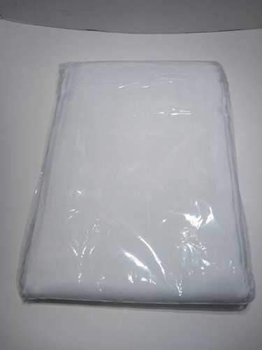 Tovaglia Lino Bianco 90x132 Pollici Tovaglia Rettangolare Poliestere Bianca Nuova - Foto 4 di 4