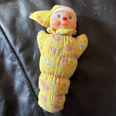 Hasbro Original GLO WORM 1988 Vintage Plush Toy Glow Worm