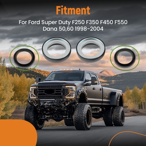 6PC Axle Vacuum Seal Set For Ford F250-F550 Super Duty Dana 50/60 98-04 50491 - Picture 9 of 20