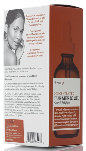 Kurkuma Gesichtsöl - Aufhellendes Serum Feuchtigkeitsspendend Anti-Makel Natürliche Botanicals - Bild 6 von 7