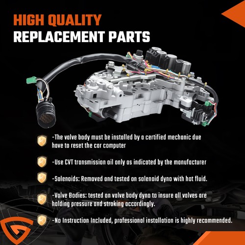 #JF010E CVT Valve Body With Solenoid For Nissan Altima Maxima Murano Quest 3.5L - Picture 3 of 11