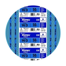 Southwire Romex SIMpull Electrical Wire, 14 Gauge 3 Conductor, 1000 Ft, CU NM-B