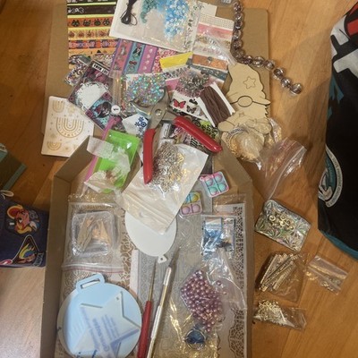 Restposten Konvolut Diverse Bastelartikel Kartenbasteln Scrapbooking Mischtechnik