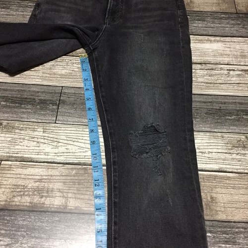 Level 99 High Rise Jeans Women’s 27 Gray Distressed Denim Stretch (Inseam 27) - Picture 2 of 11