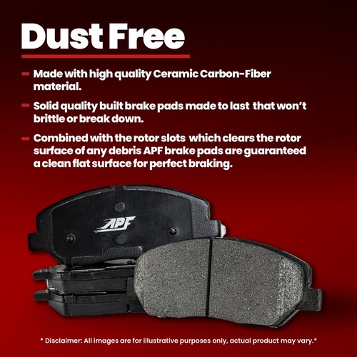 For 1995-1999 GMC K2500 Suburban - Front Ceramic Brake Pads - Picture 4 of 8