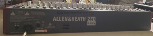 Allen & Heath ZED-22FX USB Mixer with Effects - Picture 8 of 9