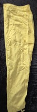 Vintage Lauren Ralph Lauren Adjustable Cargo Pants Women's SZ 12 Yellow 90s Y2k