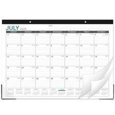 2026-2027 Desk Calendar - Desk Calendar 2026-2027, 17"x12" Desktop Calendar, ...