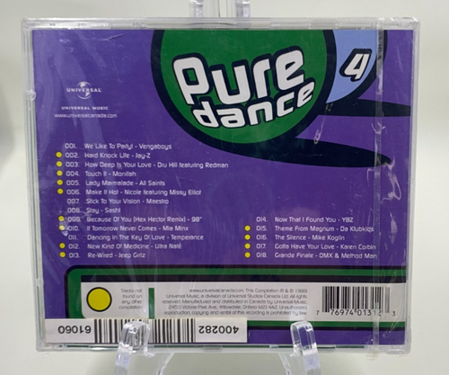 NEW - Pure Dance 4 CD Y2K Club Classics - Picture 2 of 2