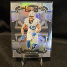 2023 Panini Select Tuli Tuipulotu Silver Prizm Die Cut RC Concourse #53 Chargers