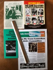 Book Anti-Irish Racism - Leaflet (1978) Troops out - Falls Clonard Hunger strike