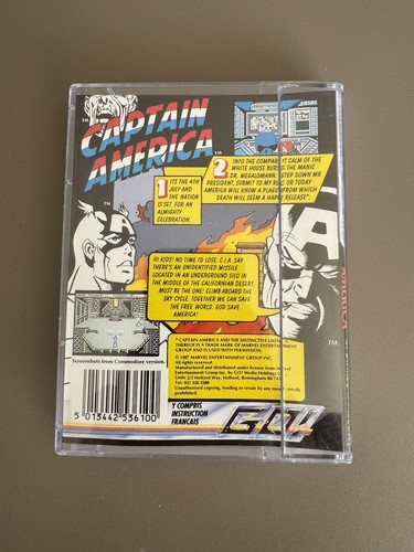 Jeu Captain America Amstrad CPC 6128 664 Disk GO! - Bild 3 von 12