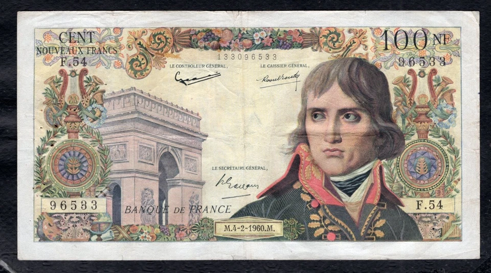 100 Nouveaux Francs Bonaparte 4.2.1960 Etat TB/TB+ - Photo 1/2