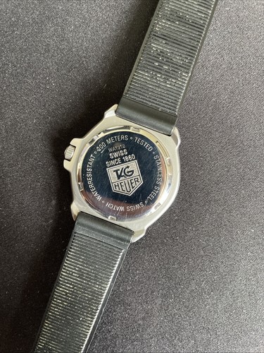 TAG Heuer Formula 1 WA1210 Good Condition Late 80's Vintage w/ Rubber Strap - Picture 3 of 8