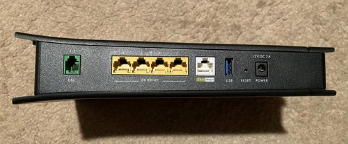 CenturyLink ZyXEL C3000Z Modem, Adapter, Cables, & Belkin High-speed RJ11M Cable - Afbeelding 5 van 7