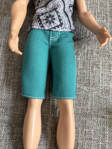Barbie Fashionistas Ken Ryan Doll Mattel Brown Eyes With Clothes And Shoes - Picture 5 of 9