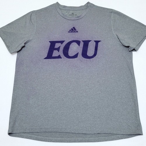 TEAM PUBLISHED Adidas Climalite East Carolina Pirates grau Shirt Herren LARGE L - Bild 1 von 7