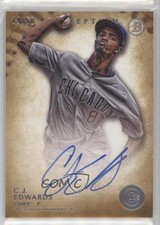 2015 Bowman Inception Prospect Gold 19/50 Carl Edwards Jr CJ #PA-CE Auto 2u3