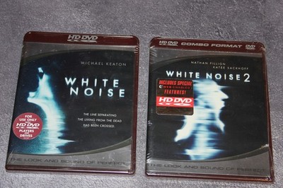 HD DVD White Noise and White Noise 2 NEW SEALED Movies For HD DVD Players