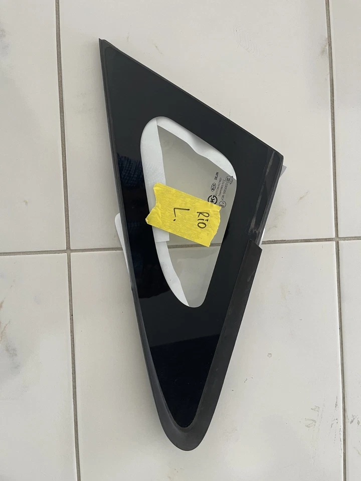 2012-2017 KIA RIO Left Front Windshield Pillar Vent Glass Window Driver Side LH - Image 3 of 3