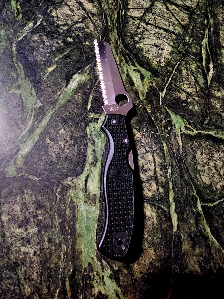 Cuchillo Plegable Spyderco C45SBK (Hoja ATS-55 SS)  Foto 2 de 4