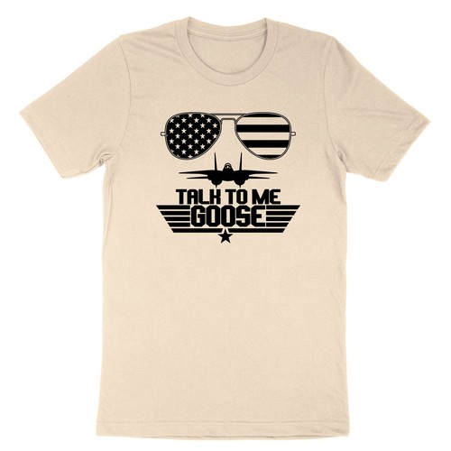 Fighter Jet Shirt Talk To Me Goose T-Shirt Navy's Fighter Tshirt Funny Goose Tee - Picture 19 of 21