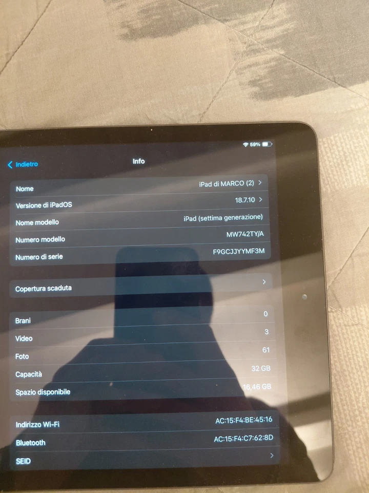 Apple iPad (7th generation) · 32GB · Wi-Fi, foto 4 di 4
