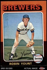 1975 Topps Mini #223 Robin Yount Brewers RC HOF 6 - EX/MT