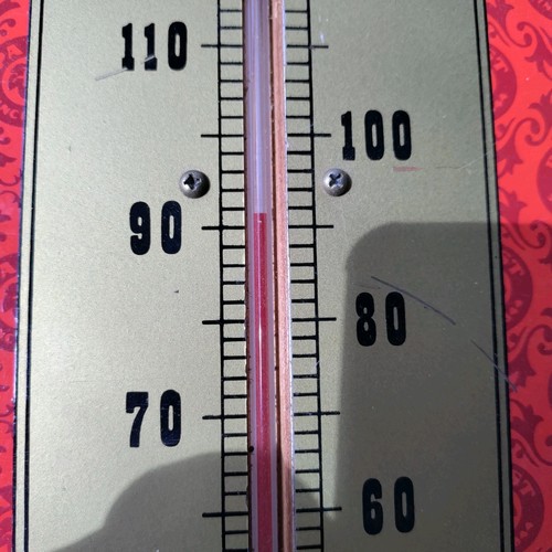 Pabst Blue Ribbon Metal Thermometer Wall Mount Sign Good Ole Time Flavor Vintage - Picture 3 of 12