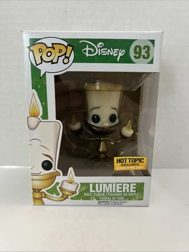 Funko POP Disney #93 Lumiere Beauty and the Beast Vaulted Vinyl Mint w/Protector