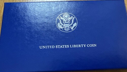 1986 Statue Of Liberty Proof Silver Dollar Commemorative In OGP - Picture 2 of 8