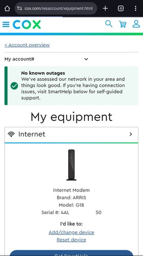 Arris G18 AX1800 WiFi 6 & DOCSIS 3.1 Cable Modem Warranty Thru 6/10/27 +TESTED - Picture 11 of 17