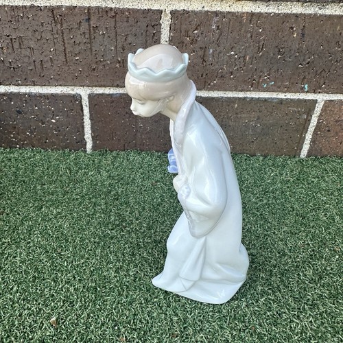 Lladro Porcelain Children's Nativity King Gaspar #4674 Figurine Spain Dasia - Picture 3 of 5