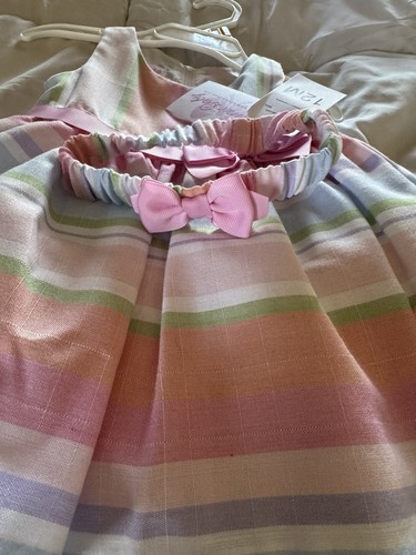 Vestidos de niña, dos vestidos de 12 meses y un vestido de 18 meses dos nuevos con etiquetas - Imagen 5 de 14