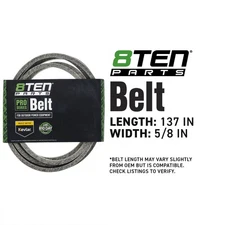8TEN Belt with Kevlar for Exmark Lazer Z CT Turf Tracer HP 1-413093 137 x 5/8