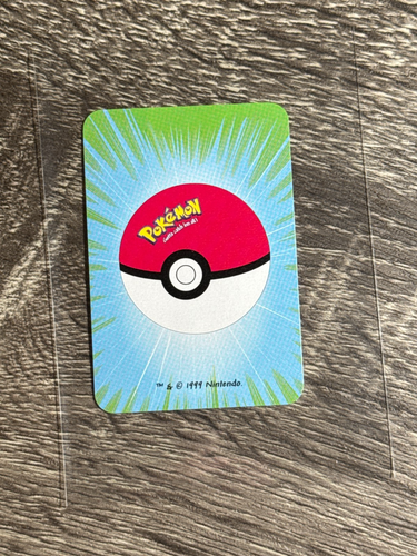 Vintage 1999 Pokemon Playing Card Zapdos 10 of Diamonds Nintendo Rare - Bild 2 von 4