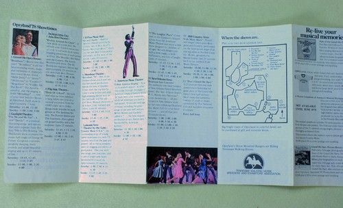 1978 OPRYLAND Spring Showguide Brochure Travel ORIGINAL - Picture 2 of 3