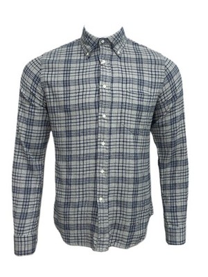GANT Herren Cobblestone Melange Twill Hemd 342150 Gr M NWT